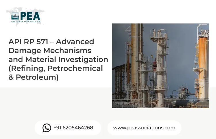 API RP 571 – Advanced Damage Mechanisms and Material Investigation (Refining, Petrochemical & Petroleum)